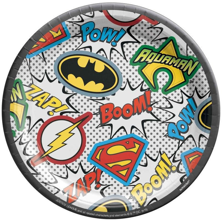 Superhero (Justice League) Party Plates