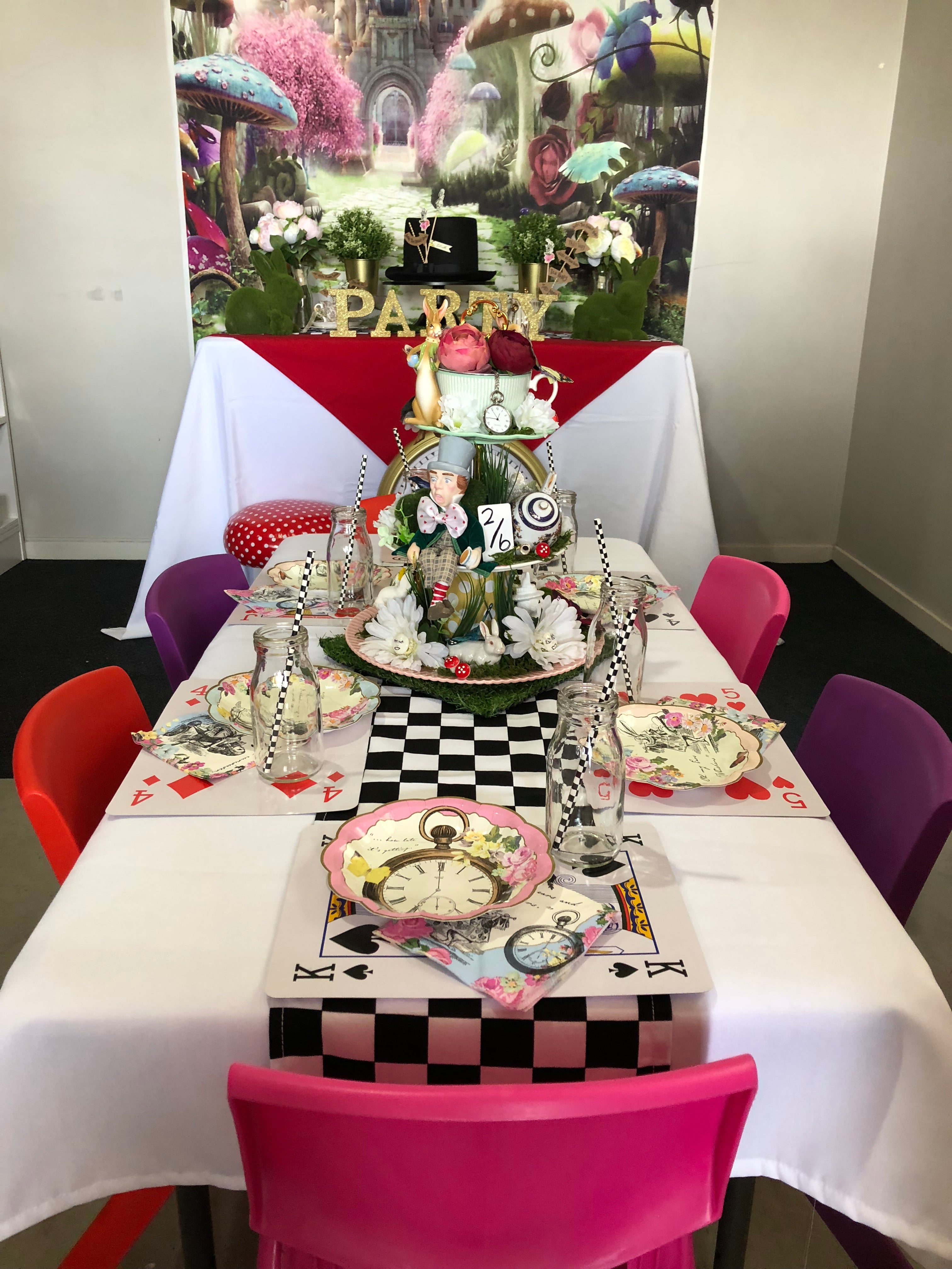 We're All Quite Mad Here! An Alice in Wonderland Mad Hatter Party – Between  Naps on the Porch